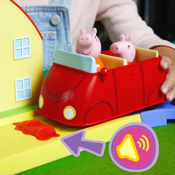 Peppa Pig All Around Town Playset With Adjustable Track 1 Figure & 35+ Sounds - Picture 4 of 8